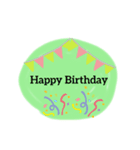 動物      お誕生日（個別スタンプ：6）