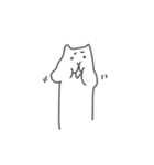 ゆるいよ！猫さん（文字なしver）（個別スタンプ：3）