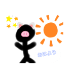 イラスト棒人間（個別スタンプ：3）