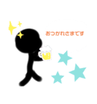 イラスト棒人間（個別スタンプ：6）