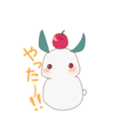 ゆるい雪うさぎ（個別スタンプ：7）