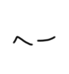 へなへな文字(やる気は置いてきた)（個別スタンプ：6）