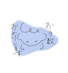 女の子のスタンプ(くすみカラー)（個別スタンプ：15）