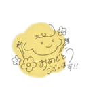 女の子のスタンプ(くすみカラー)（個別スタンプ：27）