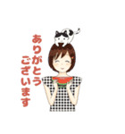 猫好きさん大集合♪(敬語・丁寧語)（個別スタンプ：1）