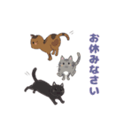 猫好きさん大集合♪(敬語・丁寧語)（個別スタンプ：16）