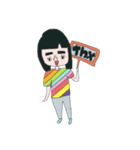 ニジ子とハートゥ（個別スタンプ：2）