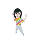 ニジ子とハートゥ（個別スタンプ：5）