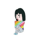 ニジ子とハートゥ（個別スタンプ：7）