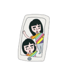 ニジ子とハートゥ（個別スタンプ：9）