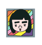 ニジ子とハートゥ（個別スタンプ：10）