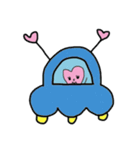 ニジ子とハートゥ（個別スタンプ：17）