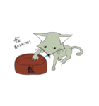 吾輩は、鼻垂れネコである。（個別スタンプ：6）