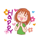 毎日使える！女の子のスタンプ（個別スタンプ：2）