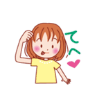 毎日使える！女の子のスタンプ（個別スタンプ：3）