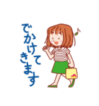 毎日使える！女の子のスタンプ（個別スタンプ：4）
