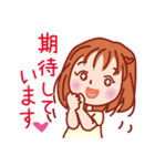 毎日使える！女の子のスタンプ（個別スタンプ：6）