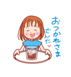 毎日使える！女の子のスタンプ（個別スタンプ：15）