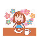 毎日使える！女の子のスタンプ（個別スタンプ：17）