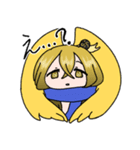 ウサギとハトのスタンプ（個別スタンプ：8）