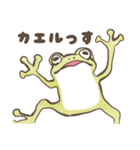 カエルの連絡（個別スタンプ：7）