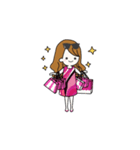 ピンク大好き♡美容インフルエンサー（個別スタンプ：8）