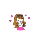 ピンク大好き♡美容インフルエンサー（個別スタンプ：13）