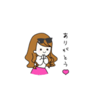 ピンク大好き♡美容インフルエンサー（個別スタンプ：16）