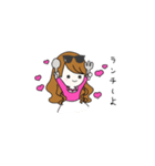 ピンク大好き♡美容インフルエンサー（個別スタンプ：19）