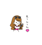 ピンク大好き♡美容インフルエンサー（個別スタンプ：30）