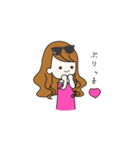 ピンク大好き♡美容インフルエンサー（個別スタンプ：33）