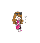 ピンク大好き♡美容インフルエンサー（個別スタンプ：34）