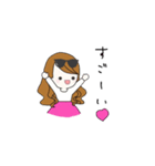 ピンク大好き♡美容インフルエンサー（個別スタンプ：40）