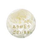 お花（日常使いそうな言葉）（個別スタンプ：1）
