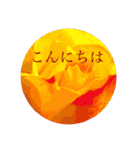 お花（日常使いそうな言葉）（個別スタンプ：7）