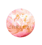 お花（日常使いそうな言葉）（個別スタンプ：26）