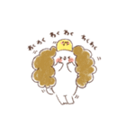 毎日使える どうぶつたちと女の子①（個別スタンプ：10）