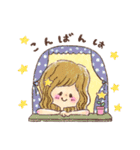 毎日使える どうぶつたちと女の子①（個別スタンプ：15）