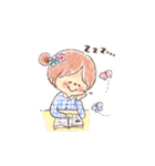 毎日使える どうぶつたちと女の子①（個別スタンプ：22）