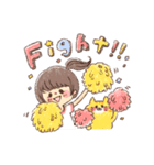 毎日使える どうぶつたちと女の子①（個別スタンプ：31）