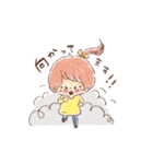 毎日使える どうぶつたちと女の子①（個別スタンプ：33）