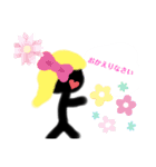 イラスト棒人間日常（個別スタンプ：18）