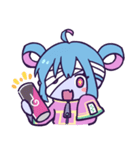 ゾンビちゃんは社畜を応援したい（個別スタンプ：1）