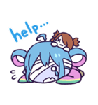 ゾンビちゃんは社畜を応援したい（個別スタンプ：3）