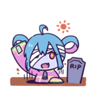 ゾンビちゃんは社畜を応援したい（個別スタンプ：5）