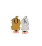 ふわふわプードルの日常（個別スタンプ：3）