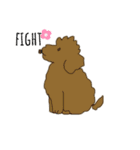 ふわふわプードルの日常（個別スタンプ：7）