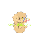 ふわふわプードルの日常（個別スタンプ：9）