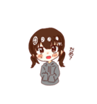 ついんてーるの女の子のスタンプ（個別スタンプ：1）