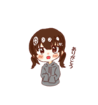 ついんてーるの女の子のスタンプ（個別スタンプ：2）